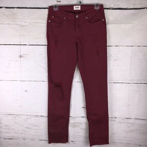 Hudson Distressed Skinny Jeans